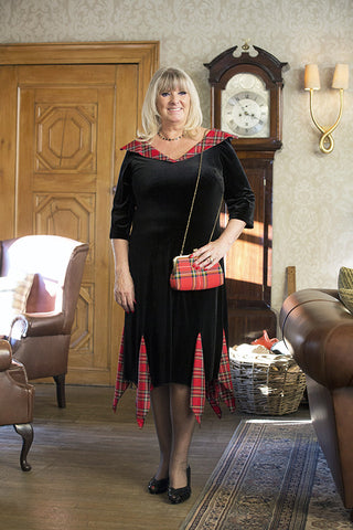 KERRY TARTAN TOUCH PURPLE
