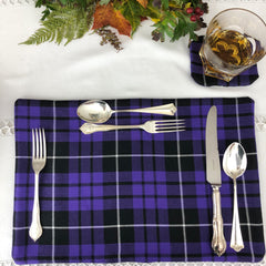 handmade Scottish tartan placemats 